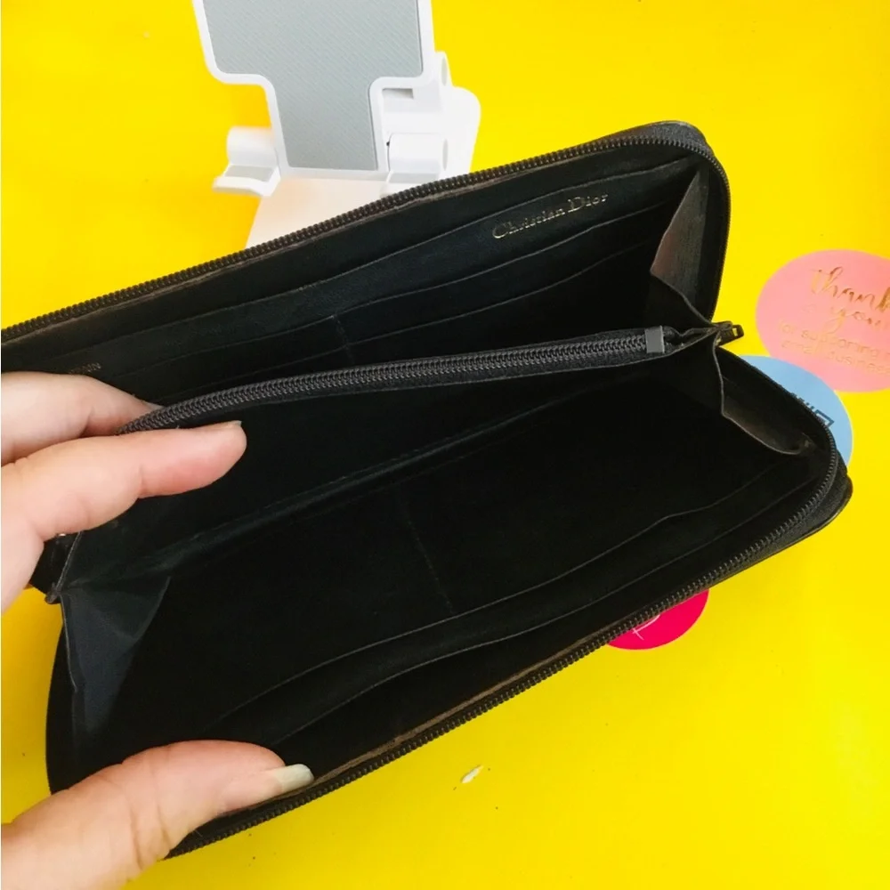 Christian Dior long wallet GUC